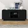 Mueble de TV madera contrachapada negro 102x35x45 cm de , Muebles TV - Ref: Foro24-811791, Precio: 71,60 €, Descuento: -5%%