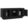 Mueble de TV madera contrachapada negro 102x35x45 cm de , Muebles TV - Ref: Foro24-811791, Precio: 71,60 €, Descuento: -5%%