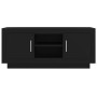 Mueble de TV madera contrachapada negro 102x35x45 cm de , Muebles TV - Ref: Foro24-811791, Precio: 71,60 €, Descuento: -5%%
