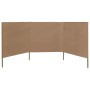 Paravientos de playa de 3 paneles tela gris topo 400x160 cm de , Sombrillas - Ref: Foro24-47151, Precio: 66,04 €, Descuento: %