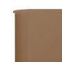 Paravientos de playa de 3 paneles tela gris topo 400x160 cm de , Sombrillas - Ref: Foro24-47151, Precio: 66,04 €, Descuento: %