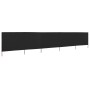 Paravientos de playa de 5 paneles tela negro 600x80 cm de , Sombrillas - Ref: Foro24-47158, Precio: 54,05 €, Descuento: %