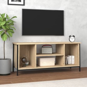 Mueble para TV madera contrachapada roble Sonoma 102x35x45 cm de , Muebles TV - Ref: Foro24-826286, Precio: 65,49 €, Descuent...