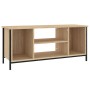 Mueble para TV madera contrachapada roble Sonoma 102x35x45 cm de , Muebles TV - Ref: Foro24-826286, Precio: 65,49 €, Descuent...