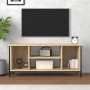 Mueble para TV madera contrachapada roble Sonoma 102x35x45 cm de , Muebles TV - Ref: Foro24-826286, Precio: 65,49 €, Descuent...