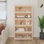 Estantería madera maciza de pino 80x35x154 cm de , Librerías y estanterías - Ref: Foro24-821689, Precio: 155,45 €, Descuento:...