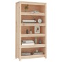 Estantería madera maciza de pino 80x35x154 cm de , Librerías y estanterías - Ref: Foro24-821689, Precio: 155,45 €, Descuento:...