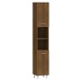 Armario de baño madera contrachapada roble marrón 30x30x179 cm de , Muebles de baño - Ref: Foro24-825833, Precio: 94,21 €, De...