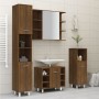 Armario de baño madera contrachapada roble marrón 30x30x179 cm de , Muebles de baño - Ref: Foro24-825833, Precio: 94,21 €, De...