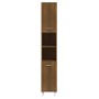 Armario de baño madera contrachapada roble marrón 30x30x179 cm de , Muebles de baño - Ref: Foro24-825833, Precio: 94,21 €, De...