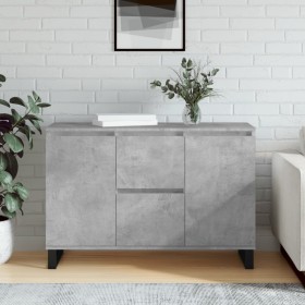 Aparador de madera de ingeniería gris hormigón 104x35x70 cm de , Aparadores - Ref: Foro24-827216, Precio: 98,55 €, Descuento: %