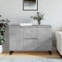 Aparador de madera de ingeniería gris hormigón 104x35x70 cm de , Aparadores - Ref: Foro24-827216, Precio: 98,55 €, Descuento: %
