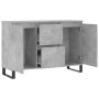 Aparador de madera de ingeniería gris hormigón 104x35x70 cm de , Aparadores - Ref: Foro24-827216, Precio: 98,55 €, Descuento: %
