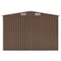Cobertizo de jardín acero galvanizado marrón 257x779x181 cm de , Cobertizos - Ref: Foro24-47035, Precio: 782,65 €, Descuento:...