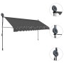 Toldo manual retráctil con LED gris antracita 350 cm de , Toldos - Ref: Foro24-145867, Precio: 141,90 €, Descuento: %