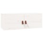 Armarios de pared 2 uds madera maciza pino blanco 80x30x30 cm de , Estantes y estanterías - Ref: Foro24-818378, Precio: 146,0...