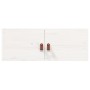 Armarios de pared 2 uds madera maciza pino blanco 80x30x30 cm de , Estantes y estanterías - Ref: Foro24-818378, Precio: 146,0...