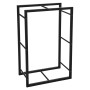 ProGarden Soporte para leña rectangular negro 45x28x70 cm de , Bolsas y soportes de leña - Ref: Foro24-445897, Precio: 53,39 ...