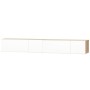 Mueble de TV 2 piezas madera ingeniería blanco brillo y roble de , Muebles TV - Ref: Foro24-275114, Precio: 195,34 €, Descuen...