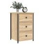 Mesita de noche madera de ingeniería roble Sonoma 40x36x60 cm de , Mesitas de noche - Ref: Foro24-825995, Precio: 69,96 €, De...