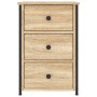 Mesita de noche madera de ingeniería roble Sonoma 40x36x60 cm de , Mesitas de noche - Ref: Foro24-825995, Precio: 69,96 €, De...