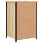 Mesita de noche madera de ingeniería roble Sonoma 40x36x60 cm de , Mesitas de noche - Ref: Foro24-825995, Precio: 69,96 €, De...