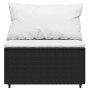 Set de muebles de jardín 3 pzas y cojines ratán sintético negro de , Sofás de exterior - Ref: Foro24-319739, Precio: 152,23 €...