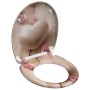 SCHÜTTE Asiento de WC duroplast con cierre suave estampado ROMANTIC de , Asientos de inodoros y bidés - Ref: Foro24-435104, P...