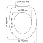 SCHÜTTE Asiento de WC duroplast con cierre suave estampado ROMANTIC de , Asientos de inodoros y bidés - Ref: Foro24-435104, P...