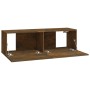 Muebles de pared de TV 2 uds madera roble ahumado 100x30x30 cm | Foro24.es | Tu tienda online para hogar, jardín y más Foro24.es