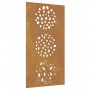 Adorno de pared de jardín acero corten diseño de hoja 105x55 cm de , Carteles, copias y arte visual - Ref: Foro24-824494, Pre...