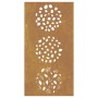 Adorno de pared de jardín acero corten diseño de hoja 105x55 cm de , Carteles, copias y arte visual - Ref: Foro24-824494, Pre...