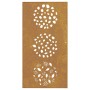 Adorno de pared de jardín acero corten diseño de hoja 105x55 cm de , Carteles, copias y arte visual - Ref: Foro24-824494, Pre...