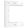 Set de muebles de TV 7 pzas madera contrachapada blanco brillo de , Muebles TV - Ref: Foro24-3188824, Precio: 379,00 €, Descu...