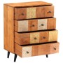 Cómoda de cajones madera maciza de acacia 60x30x75 cm de , Cajoneras - Ref: Foro24-247681, Precio: 318,36 €, Descuento: %