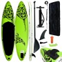 Juego de tabla de paddle surf hinchable verde 320x76x15 cm de , Paddleboards - Ref: Foro24-92741, Precio: 210,08 €, Descuento...