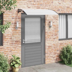 Marquesina para puerta PC negro y transparente 150x75 cm de , Toldos - Ref: Foro24-144814, Precio: 112,71 €, Descuento: %