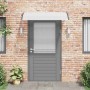 Marquesina para puerta PC negro y transparente 150x75 cm de , Toldos - Ref: Foro24-144814, Precio: 112,71 €, Descuento: %