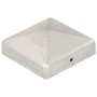 Tapas para postes de valla 6 uds metal galvanizado 81x81mm de , Accesorios para rejas y vallas - Ref: Foro24-145490, Precio: ...