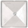 Tapas para postes de valla 6 uds metal galvanizado 81x81mm de , Accesorios para rejas y vallas - Ref: Foro24-145490, Precio: ...
