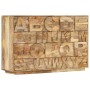 Armario Alphabet con 6 cajones madera maciza mango 120x35x79 cm | Foro24.es | Tu tienda online para hogar, jardín y más Foro24.es