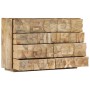 Armario Alphabet con 6 cajones madera maciza mango 120x35x79 cm | Foro24.es | Tu tienda online para hogar, jardín y más Foro24.es