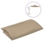 Tela de repuesto para sombrilla voladiza gris taupe 350 cm de , Telas para sombrillas y toldos - Ref: Foro24-313815, Precio: ...