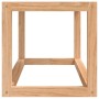 Toallero de madera maciza nogal 60x20x20 cm de , Toalleros - Ref: Foro24-350373, Precio: 25,65 €, Descuento: -5%%