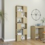Librería separador contrachapada roble Sonoma 60x24x186 cm de , Librerías y estanterías - Ref: Foro24-809101, Precio: 76,11 €...