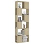 Librería separador contrachapada roble Sonoma 60x24x186 cm de , Librerías y estanterías - Ref: Foro24-809101, Precio: 76,11 €...