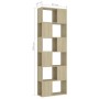 Librería separador contrachapada roble Sonoma 60x24x186 cm de , Librerías y estanterías - Ref: Foro24-809101, Precio: 76,11 €...