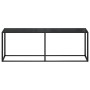 Mesa consola vidrio templado negro 220x35x75,5 cm de , Mesas auxiliares - Ref: Foro24-331691, Precio: 108,33 €, Descuento: %