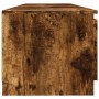Mueble de TV con luces LED roble ahumado 140x40x35,5 cm de , Muebles TV - Ref: Foro24-822681, Precio: 88,25 €, Descuento: %