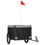 Remolque para bicicleta hierro negro y gris 45 kg de , Remolques para bicicletas - Ref: Foro24-94091, Precio: 90,04 €, Descue...